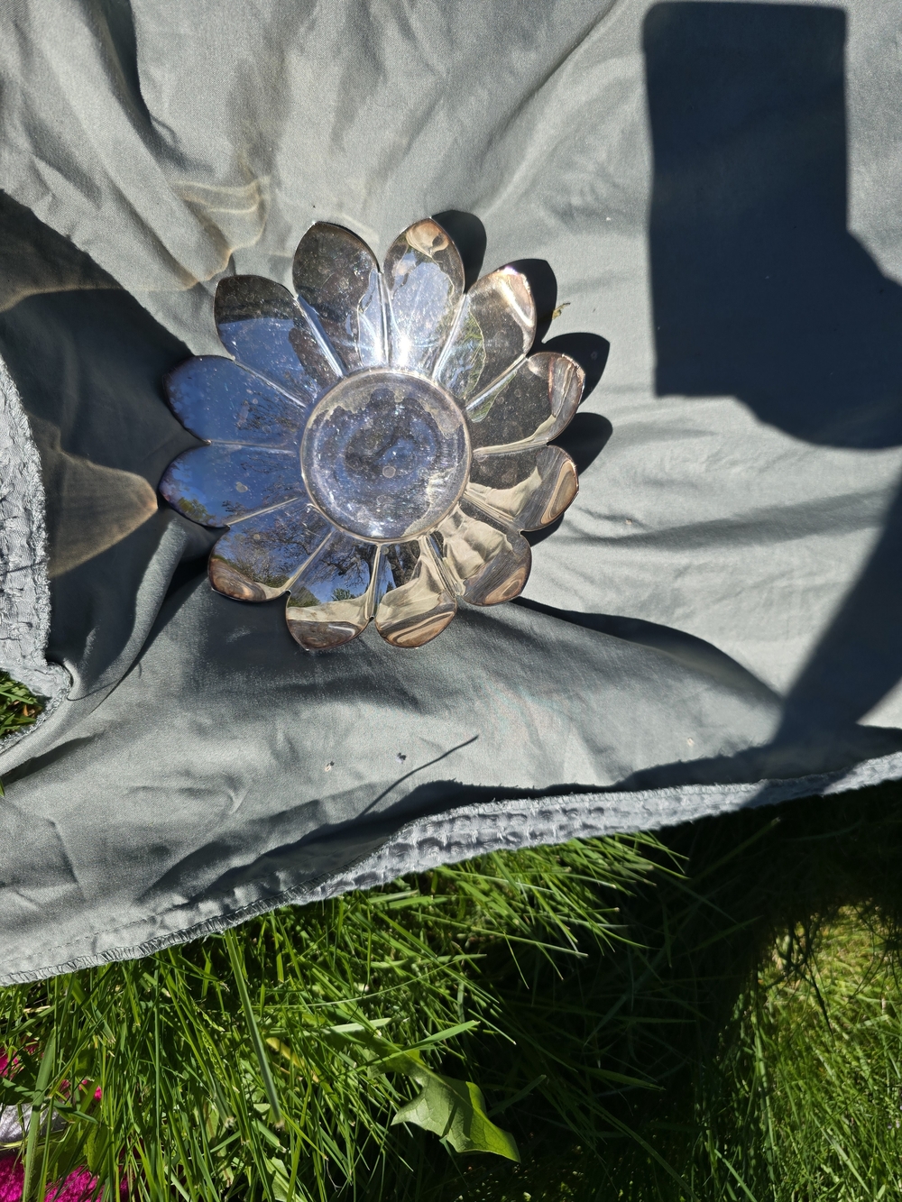 Vintage Leonard Silverplate Flower Frog Set – Floral Arranger Bowl w/ Insert